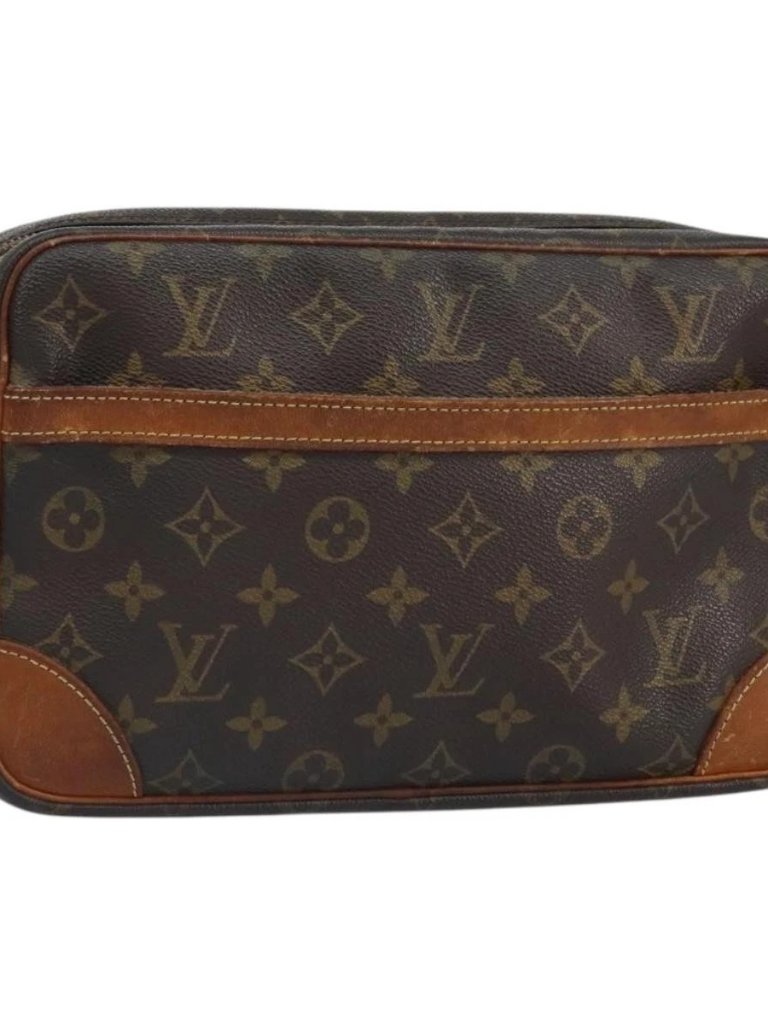 Louis Vuitton Monogram Compiegne 28 Clutch Bag M51845 Lv Auth Ba9307
